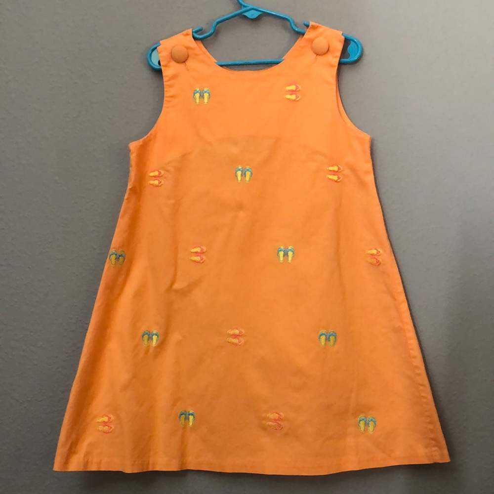 Rare Editions flip flop dress